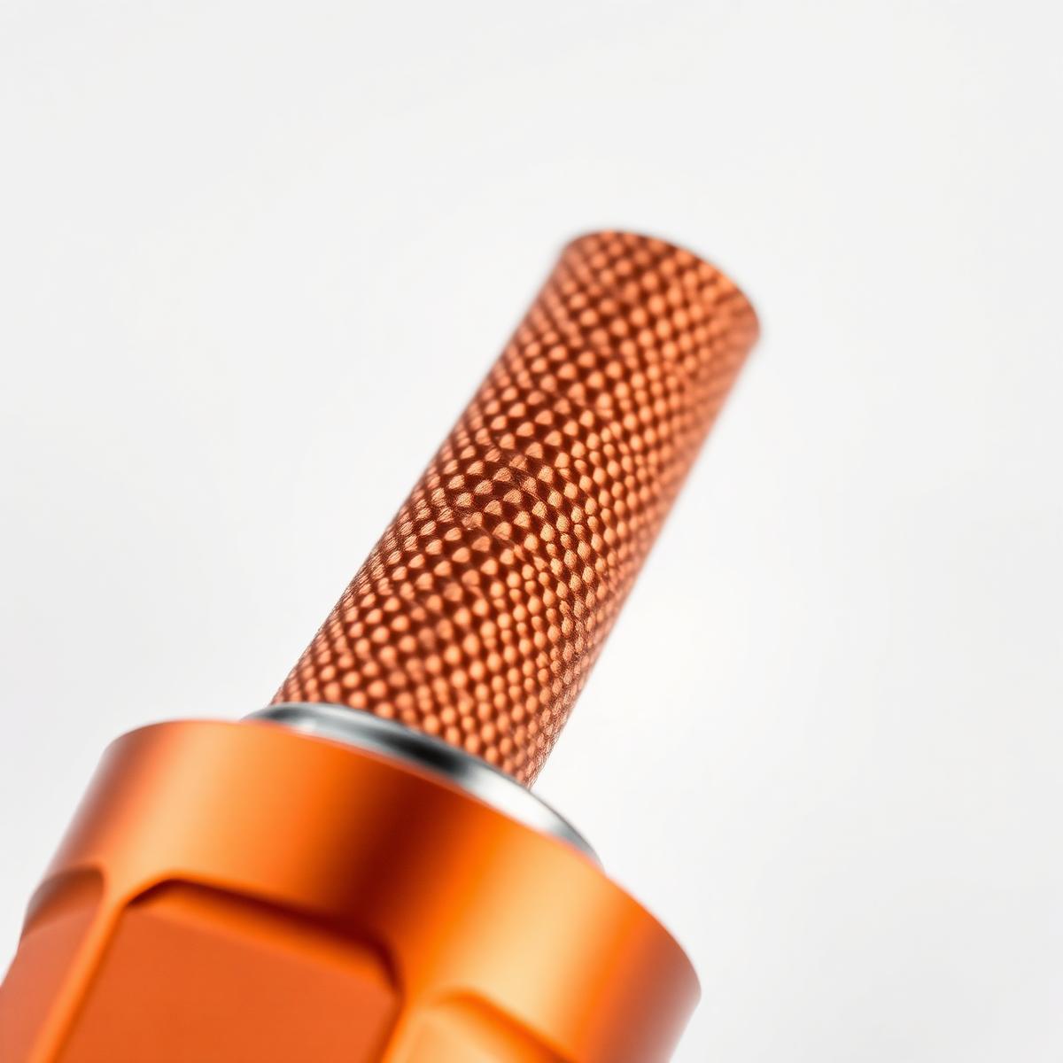 Knurled grip detail